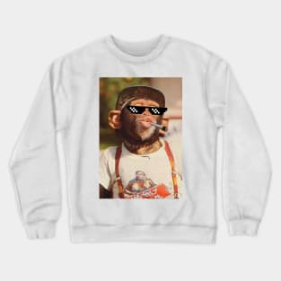 Thug Life Monkey Crewneck Sweatshirt